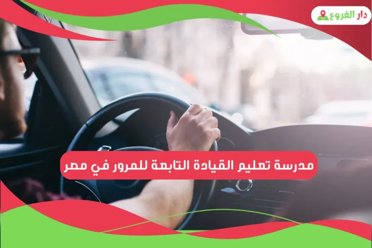 مدرسة تعليم القيادة التابعة للمرور في مصر